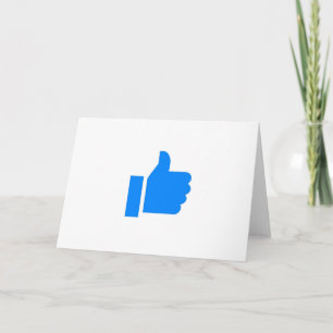 Carte Les pouces bleus de Facebook fonctionnent