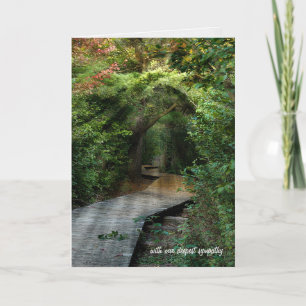 Carte Les poutres de soleil en signe de sympathie dans l