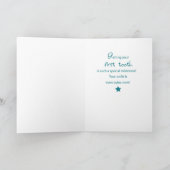 Carte Les premières étoiles de dents de bébé à la nuit F (Intérieur)