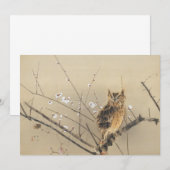 Carte Les premières fleurs de prune par Nishimura Goun, (Devant / Derrière)