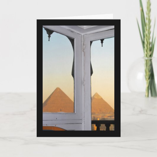 Carte Les Pyramides De Gizeh Depuis L'Hôtel Pyramisa (Devant)