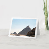 Carte Les Pyramides de Gizeh, Le Caire, Egypte (Devant)