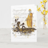 Carte Les quatre vérités nobles (Fleur jaune)