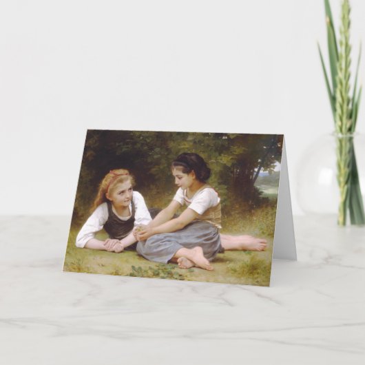 Carte Les ramasseurs d'écrou, William-Adolphe Bouguereau (Devant)