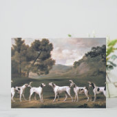 Carte Les reins dans un paysage rural (par George Stubbs (Debout devant)