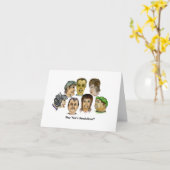 Carte Les résolutions du Nouvel An sont des promesses Dé (Fleur jaune)