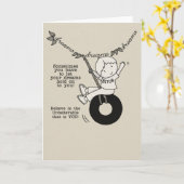 Carte Les rêves vous tiennent (Fleur jaune)