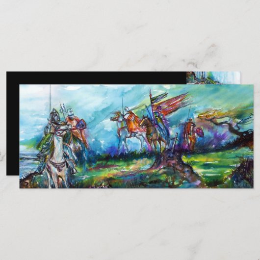 CARTE LES RIDERS DANS LA TEMPÊTE (Devant / Derrière)