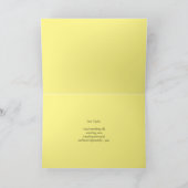 Carte Les Roses d'aquarelle jaune devenir mon homme d'ho (Intérieur)