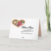 Carte Les roses et les coeurs cardent je t'aime (Dos)