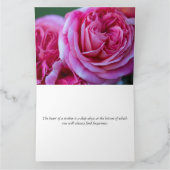 Carte Les roses sont rouges (Intérieur)