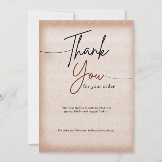 Carte Les salutations de la sorcière (Dos)