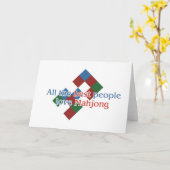 Carte Les salutations de l'amant de Mahjong (Fleur jaune)