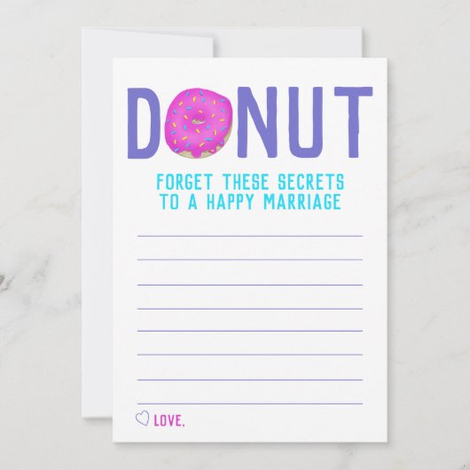 Carte Les secrets d'un Mariage de mariage heureux (Devant)