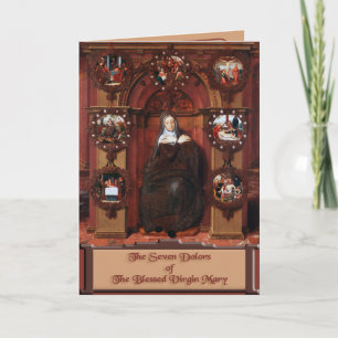 Carte Les Sept Douleurs de la Sainte Vierge Marie