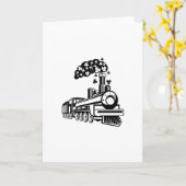 Carte Les shamrocks du jour de St Patrick forment mignon (Fleur jaune)