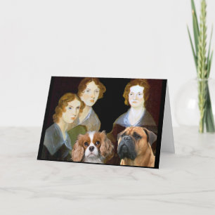 Carte Les soeurs Bronte et leurs chiens