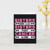 Carte Les soeurs ne permettent pas aux soeurs de combatt (Fleur jaune)