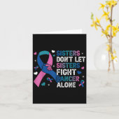 Carte Les Soeurs Ne Permettent Pas Aux Soeurs De Lutter  (Fleur jaune)