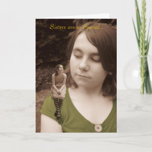 Carte Les soeurs sont si spéciales.