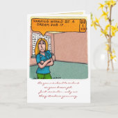 Carte Les soins seraient un travail rêveur si… (Fleur jaune)