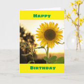 CARTE LES SOUFFRANTS METTENT EN LUMIÈRE VOTRE JOURNÉE JO (Fleur jaune)
