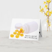 Carte Les sourires sont contagieux (Fleur jaune)