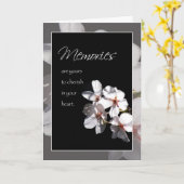 Carte Les souvenirs pour aimer Apple se développent (Fleur jaune)