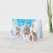 CARTE LES TAILLES D'HIVER DE HORSE ARABIENNE (Devant)