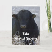 Carte Les taureaux contre l'intimidation #1 de 7 Différe (Devant)