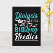 Carte Les Techniciens Dialyse Le Font Avec De Gros Aigui (Fleur jaune)