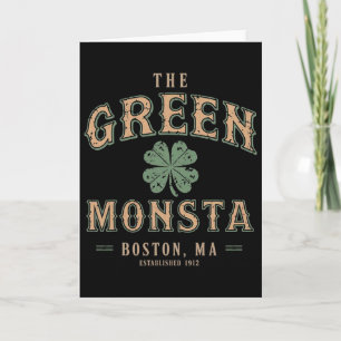 Carte Les tenues de Green Monsta St Patricks Day Boston