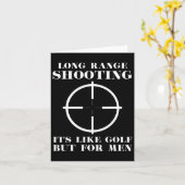 Carte Les Tirs À Long Terme Sont Comme Un Golf Mais Pour (Fleur jaune)