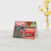Carte Les traditions japonaises (Fleur jaune)
