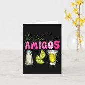 Carte Les Trois Amicos Cinco De Mayo Tequila Boivent Des (Fleur jaune)
