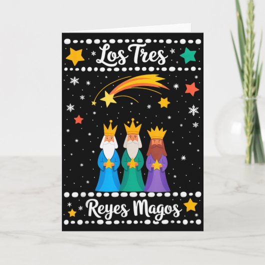 Carte Les Trois Rois Mages Noël Latina Trois Rois  (Devant)