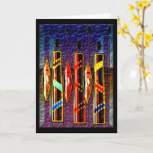 Carte Les Trois Sages (Fleur jaune)