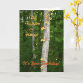 Carte Les trompettes sont en larmes / C'est ton annivers (Fleur jaune)