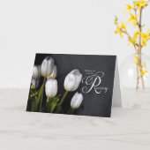 Carte Les Tulipes Blanches Se Retrouvent Bien Rapidement (Fleur jaune)