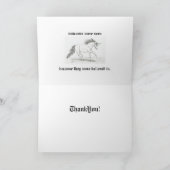 Carte "Les Unicornes Ont Été Croyés En" (Intérieur)