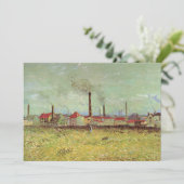 Carte Les usines à Asnieres par Vincent van Gogh (Debout devant)