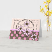 Carte Les Vacances de la Semaine de la Fête (Fleur jaune)