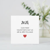 Carte Les Valentines Se Sont Mariées Comme M. Et Mme Car (Debout devant)