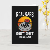 Carte Les voitures réelles ne se déplacent pas (Fleur jaune)