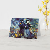 Carte Les voleurs sur le toit (Fleur jaune)