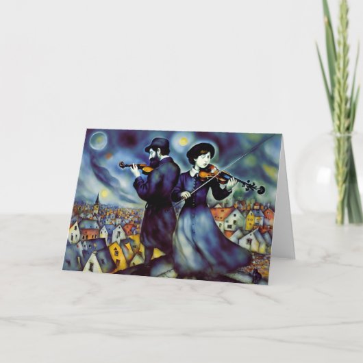 Carte Les voleurs sur le toit (Devant)