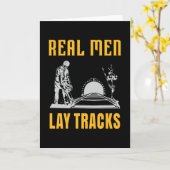 Carte Les vrais hommes (Fleur jaune)