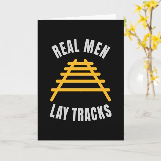 Carte Les vrais rails (Fleur jaune)