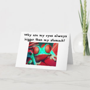 CARTE LES YEUX SONT PLUS GRANDS QUE MON STOMACH