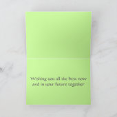 Carte lesbienne argentée de Wiccan Handfasting (Intérieur)